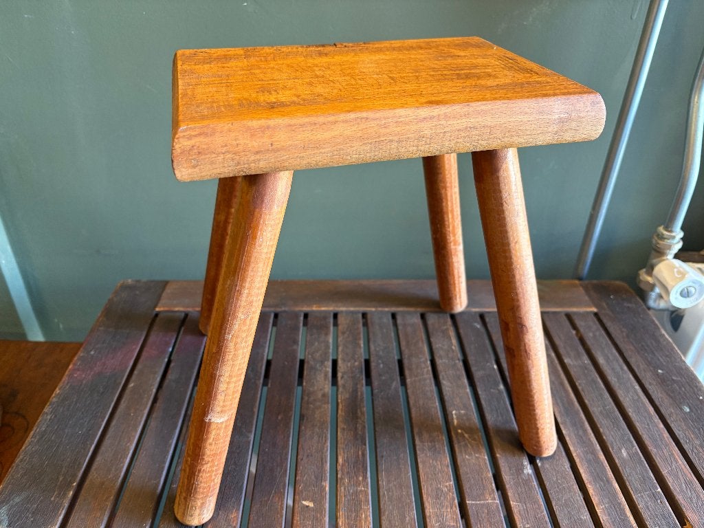 Prachtig Mooi Eiken Brocante Melkkrukje., Ophalen of Verzenden