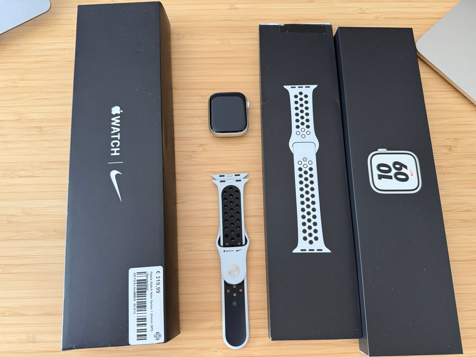 Apple Watch Nike Series 7 GPS Nike Edition, Afstand, IOS, Ophalen of Verzenden, Zo goed als nieuw