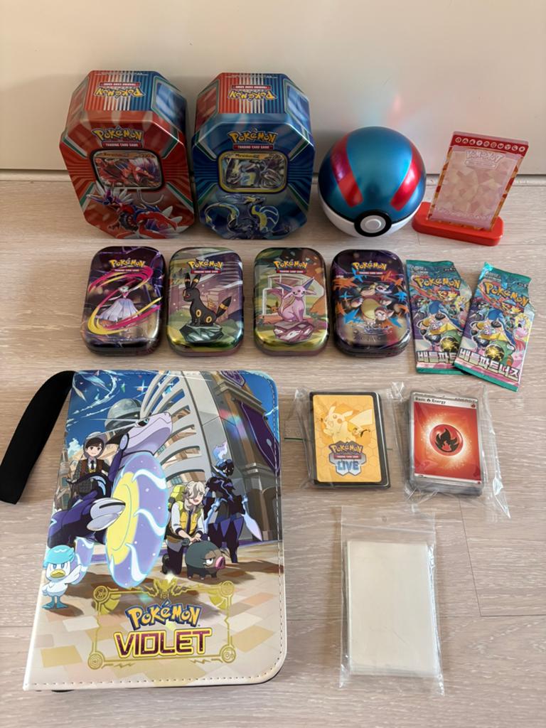 Pokémon set incl. binder met 339 kaarten, Ophalen of Verzenden, Zo goed als nieuw, Meerdere kaarten