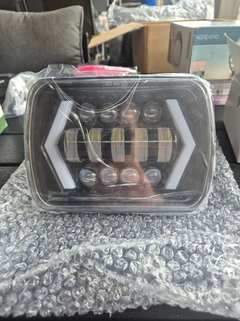 Universele LED Koplamp met DRL - Nieuw, Ophalen of Verzenden, Nieuw, Universele onderdelen