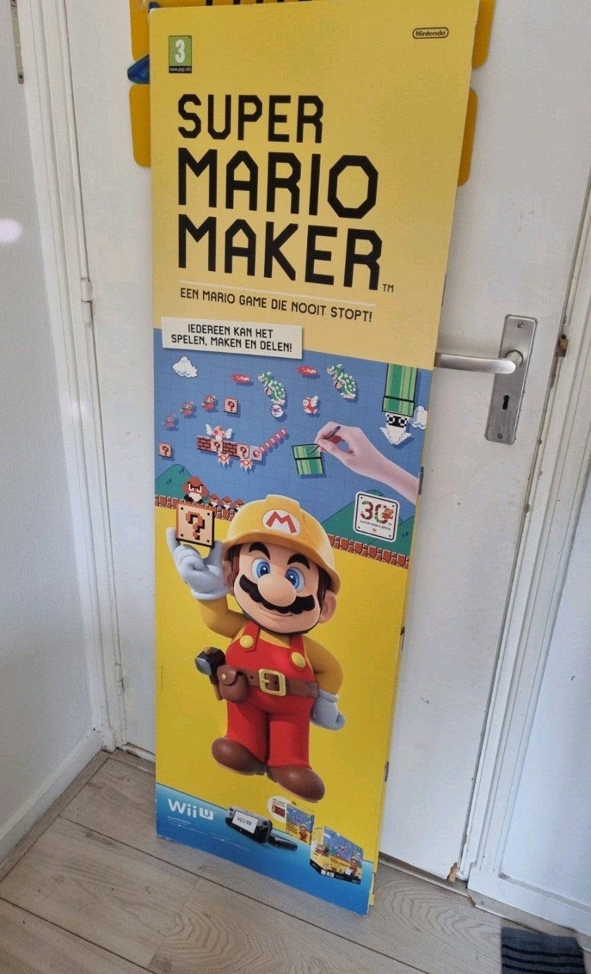 grote Mario poster, Ophalen