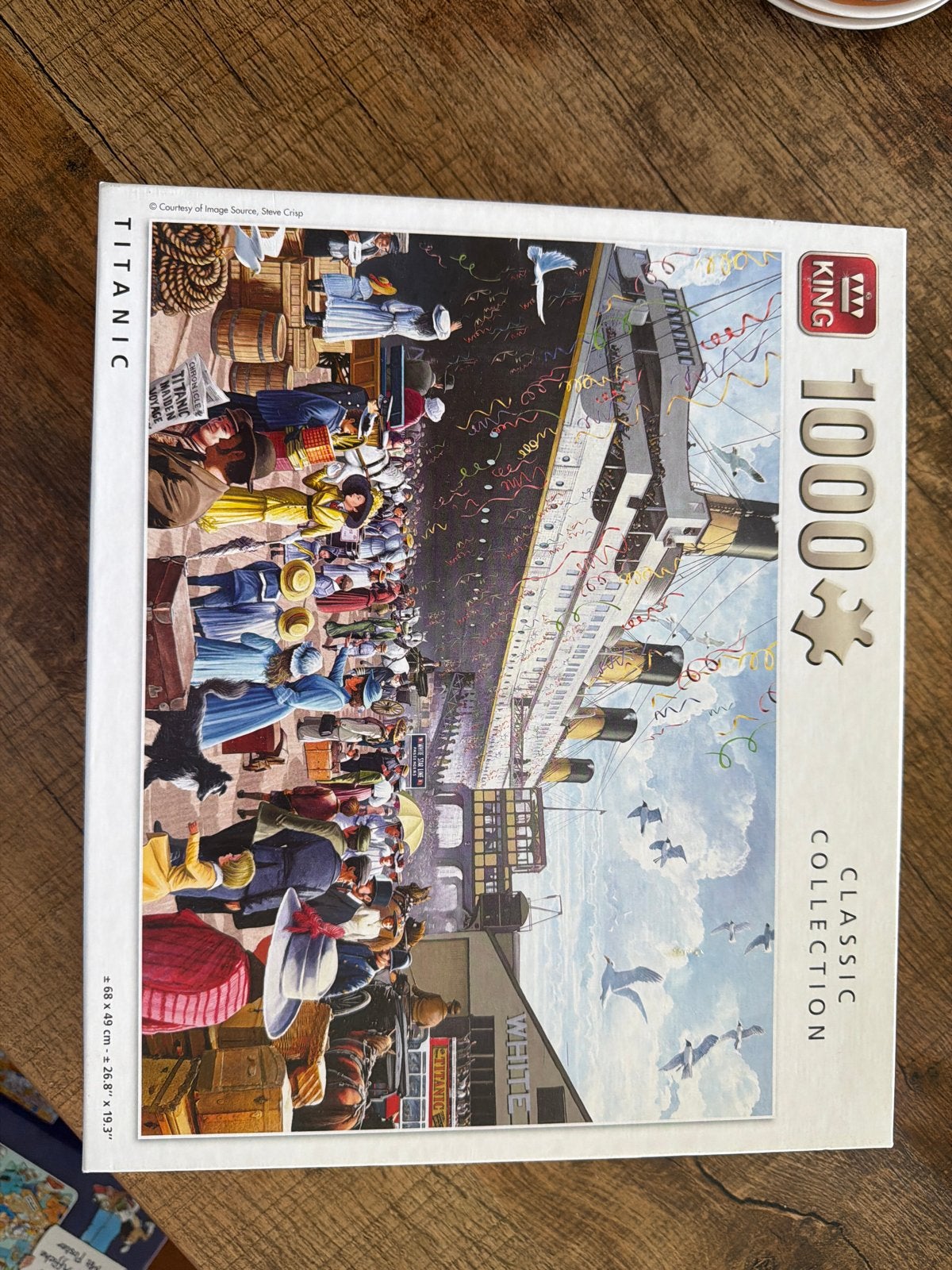 King Classic Collection Titanic Legpuzzel 1000 stukjes, Ophalen of Verzenden, 500 t/m 1500 stukjes, Zo goed als nieuw, Legpuzzel