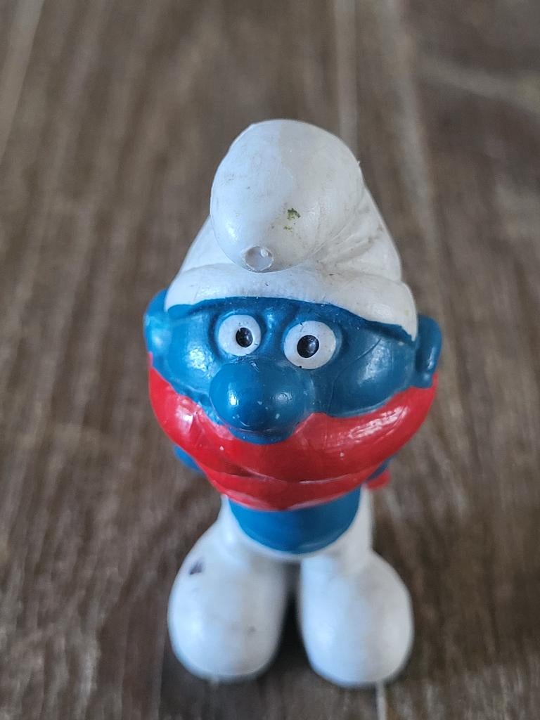 Winter smurf, Ophalen of Verzenden, Zo goed als nieuw, Overige Smurfen, Poppetje, Figuurtje of Knuffel