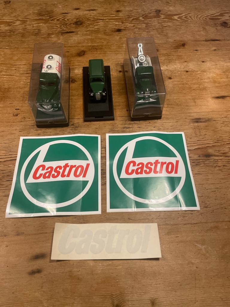 Castrol miniaturen en stickers, Ophalen of Verzenden, Gebruikt, Auto, Solido