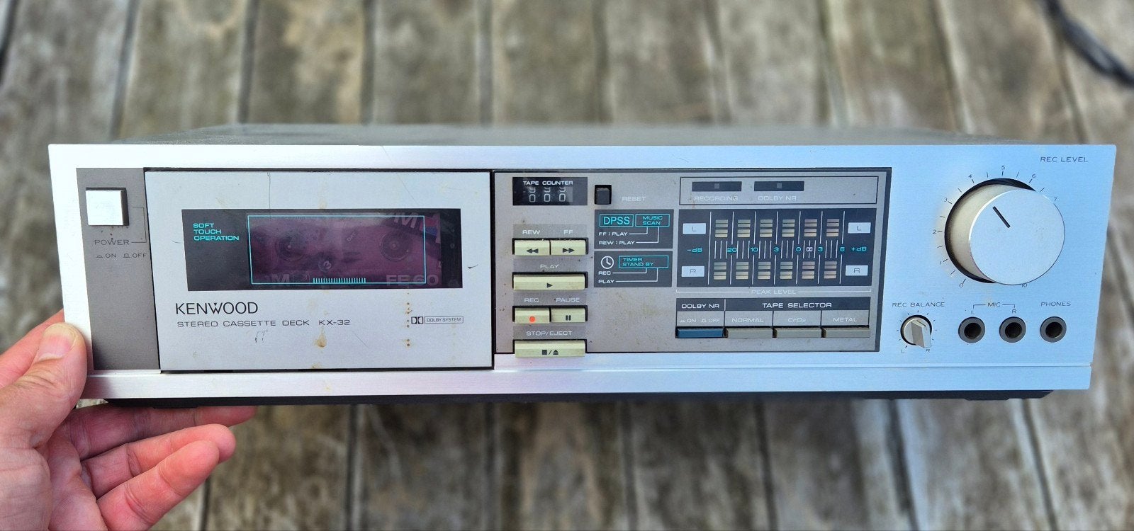 Kenwood casette deck Kx-32, Audio, Tv en Foto, Cassettedecks, Ophalen of Verzenden, Kenwood