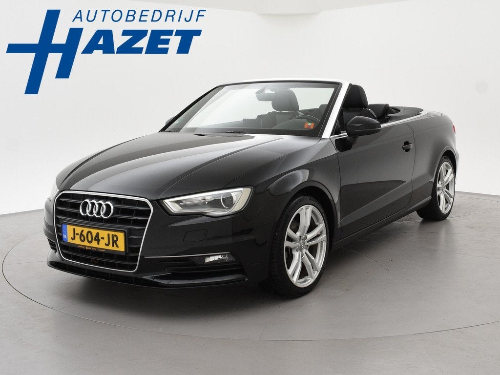 Audi A3 Cabriolet 1.4 TFSI S-TRONIC AUT. + STOELVERWARMING |, Auto's, Audi, Gebruikt, Cabriolet, 4 stoelen, Zwart