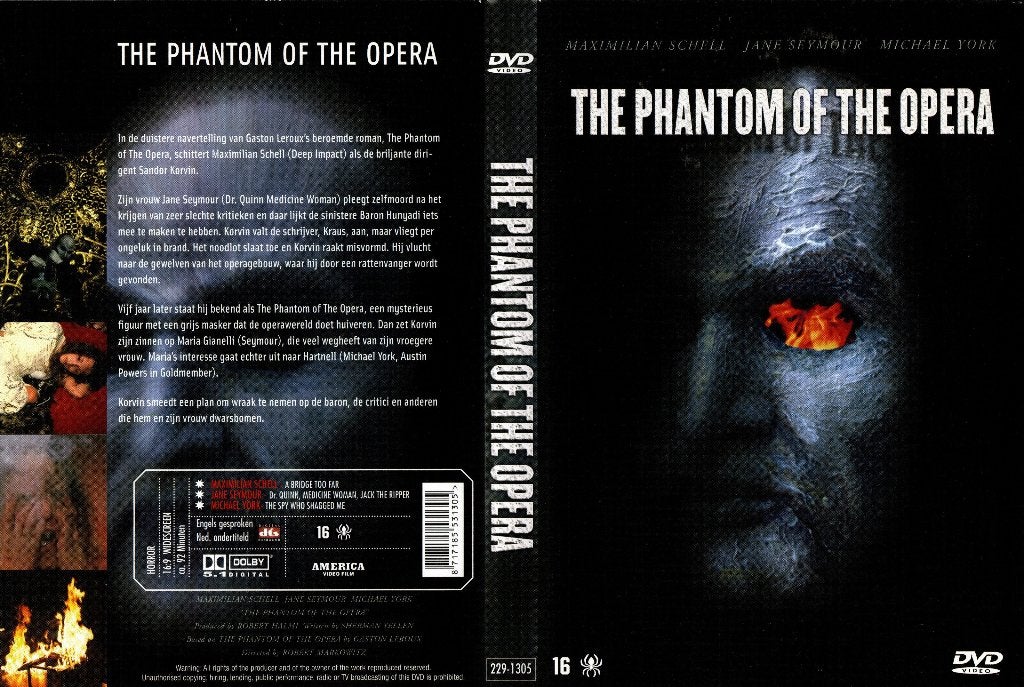 The Phantom of the Opera, Vanaf 16 jaar, Ophalen of Verzenden, Zo goed als nieuw