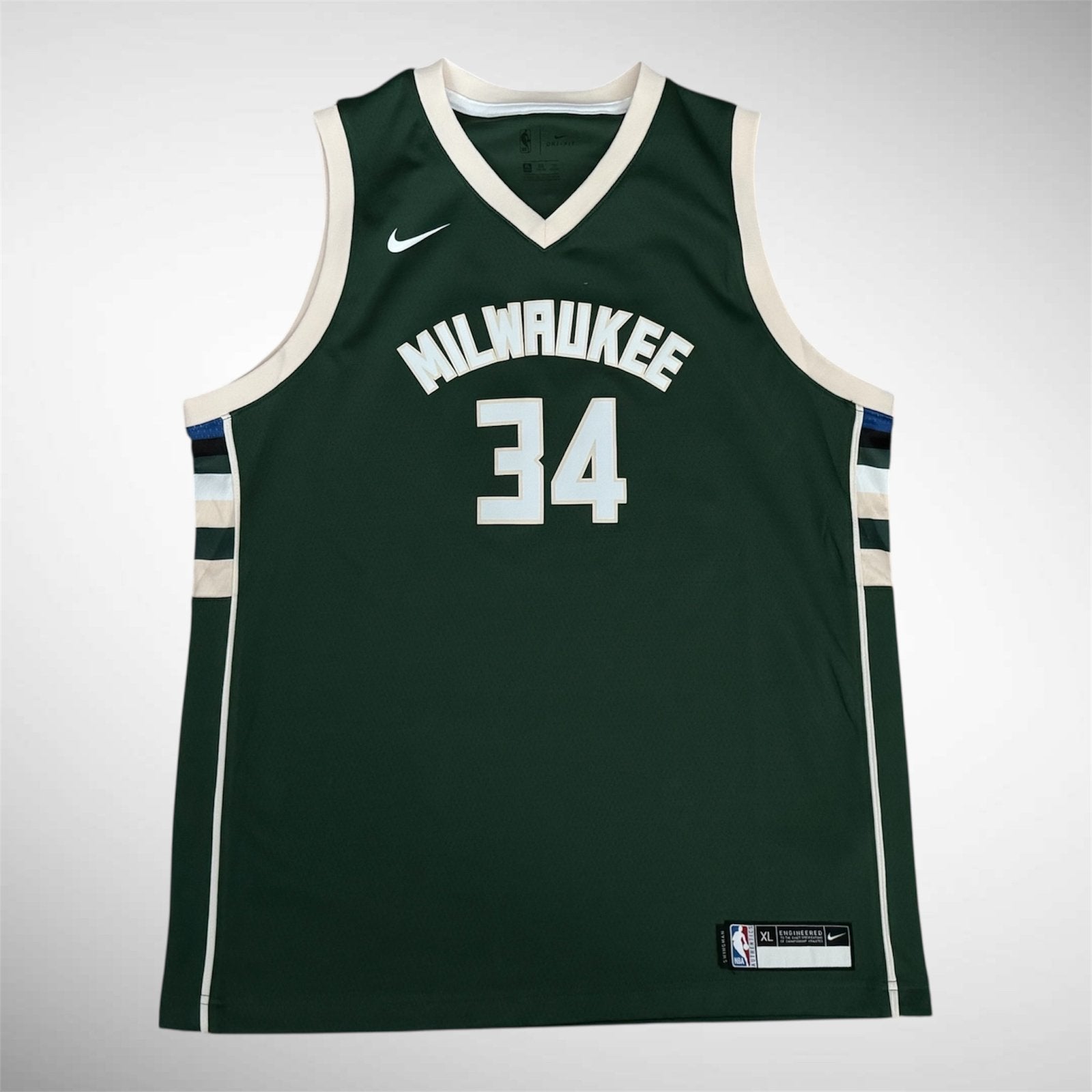 Giannis Antetokounmpo NBA jersey maat Kids XL heren M Nike, Sport en Fitness, Basketbal, Ophalen of Verzenden, Zo goed als nieuw