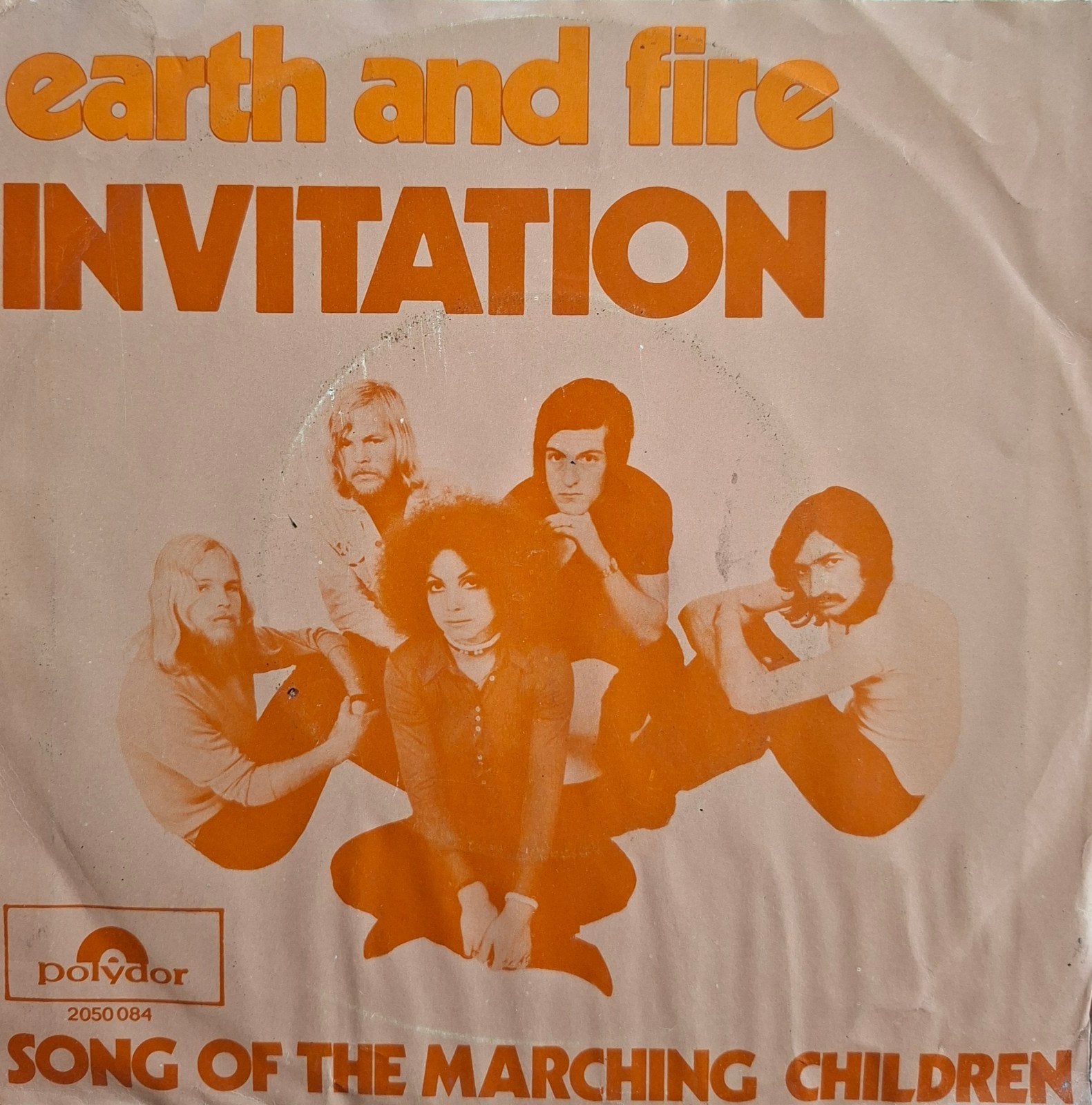 Earth and Fire  - Invitation (1971) Nederbeat, 7 inch, Zo goed als nieuw, Pop, Overige typen
