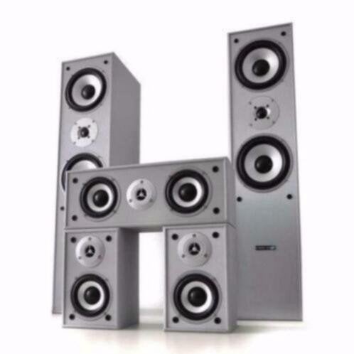 Complete 5,1 Surround Speaker Set Grijs