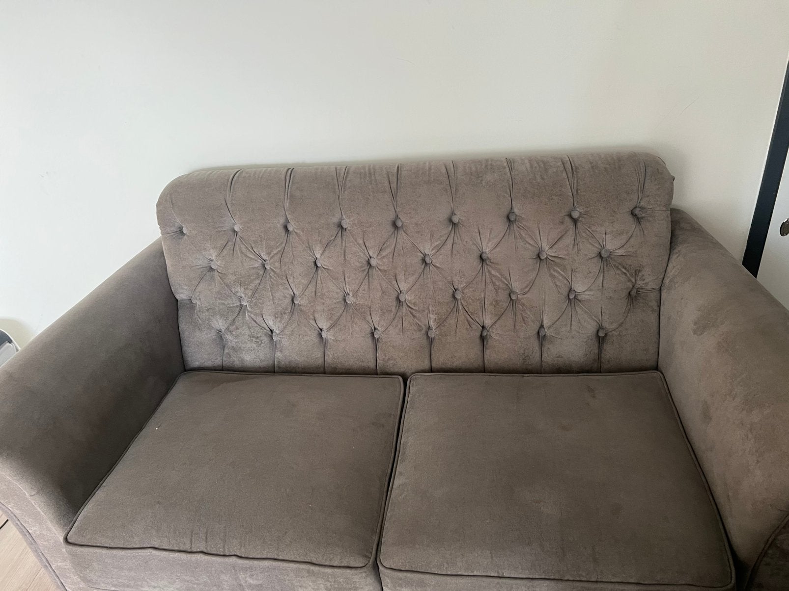 Velvet zit bankje, Tweepersoons, 75 tot 100 cm, Ophalen of Verzenden, Zo goed als nieuw