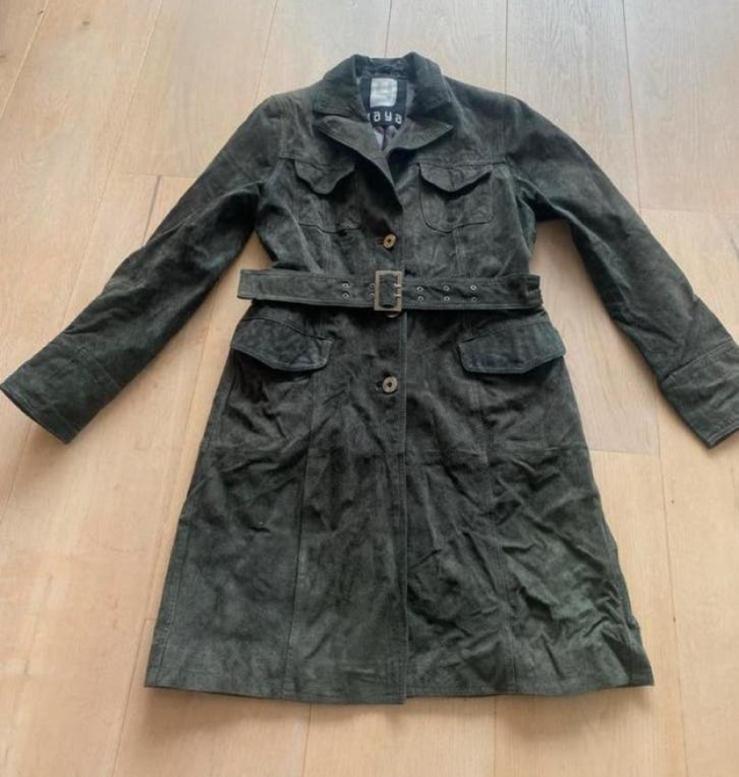 Yaya jas L nieuwstaat suede, Ophalen of Verzenden, Zo goed als nieuw, Maat 38/40 (M), Groen