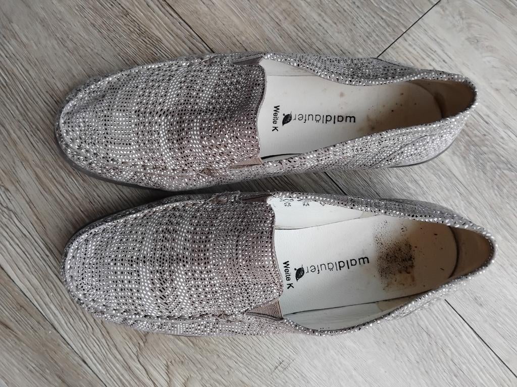 Waldläufer instappers, maat 41/42, Weite K, zomer, Kleding | Dames, Schoenen, Waldläufer, Ophalen of Verzenden, Gedragen, Instappers