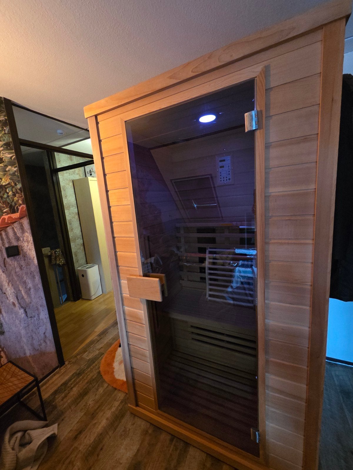 Infrarood sauna, Sport en Fitness, Sauna, Ophalen, Gebruikt, Infrarood, Complete sauna