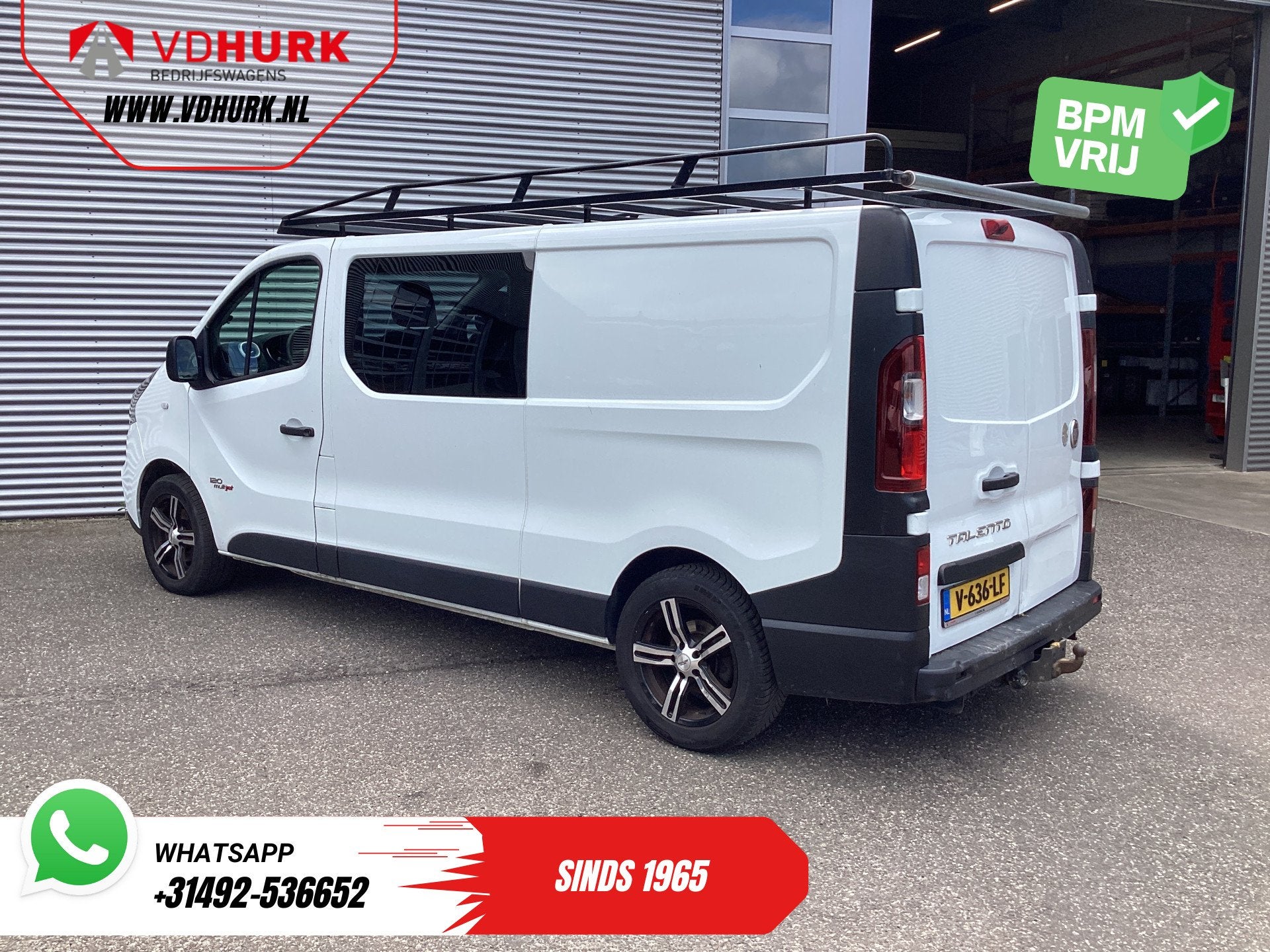 Fiat Talento 1.6 MJ 125 pk L2 DC Dubbel Cabine EXPORT Airco/, Auto's, Voorwielaandrijving, Gebruikt, Euro 6, 4 cilinders
