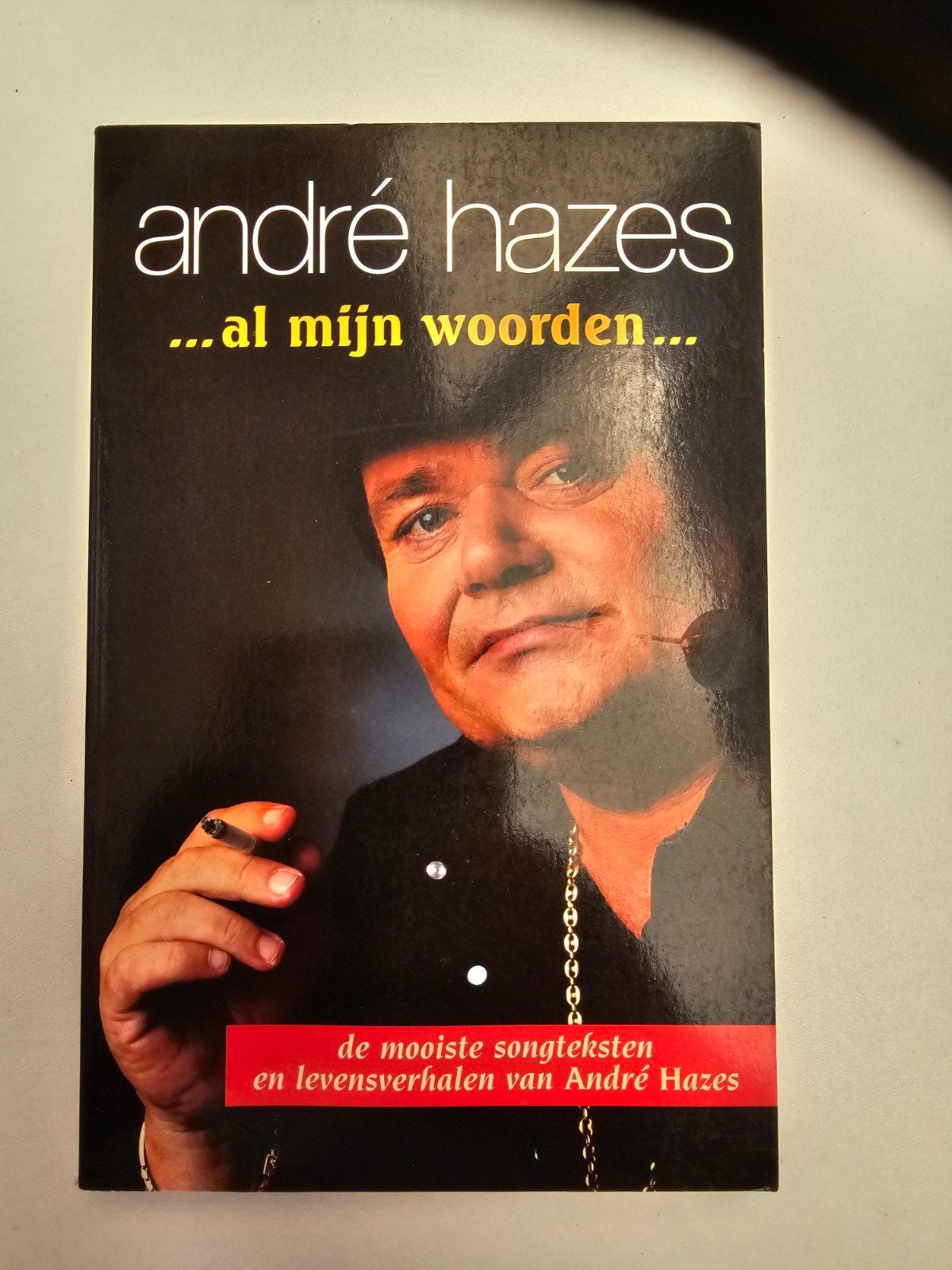 André Hazes - ...al mijn woorden..., Ophalen of Verzenden, Gelezen, André Hazes
