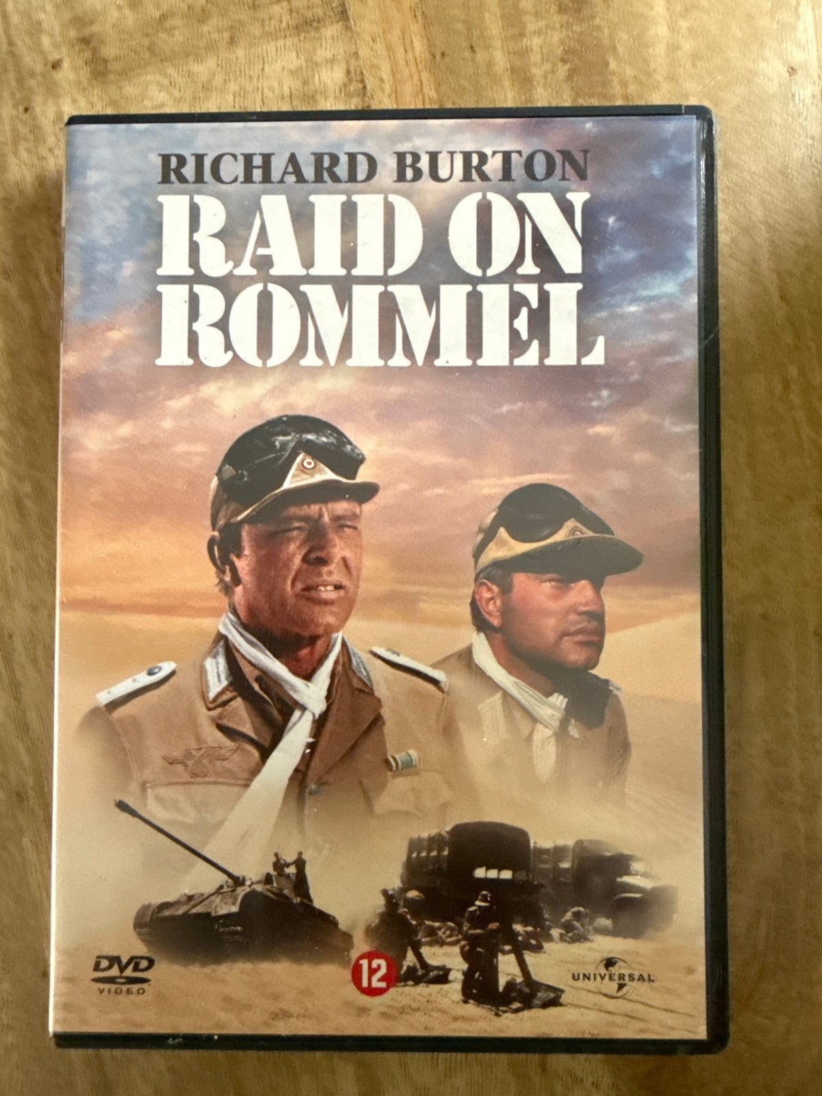 Raid on Rommel DVD - Oorlogsfilm met Richard Burton, Cd's en Dvd's, Engels, Nederlands, Ophalen of Verzenden, Zo goed als nieuw
