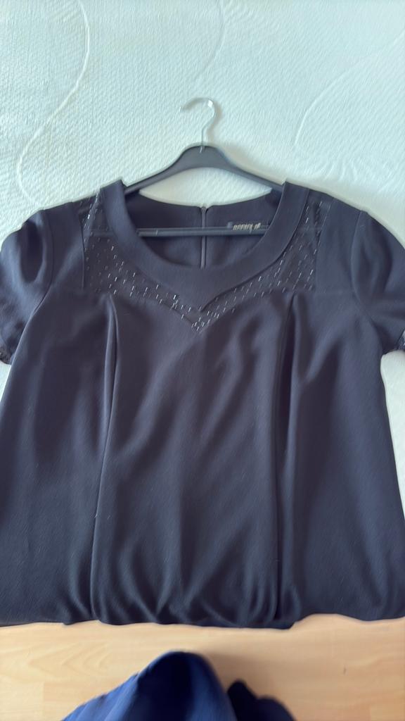 Mooie elegante zwarte jurk maat 42, Ophalen of Verzenden, Zo goed als nieuw, Maat 42/44 (L), Zwart