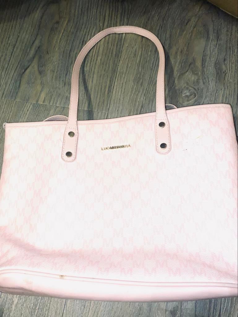 Mooie roze handtas, Sieraden, Tassen en Uiterlijk, Tassen | Damestassen, Ophalen of Verzenden, Gebruikt, Roze, Handtas