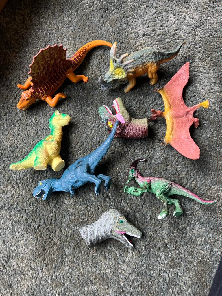 Dinosaurus speelgoed set - 8 stuks, Ophalen of Verzenden, Gebruikt, Jongen of Meisje