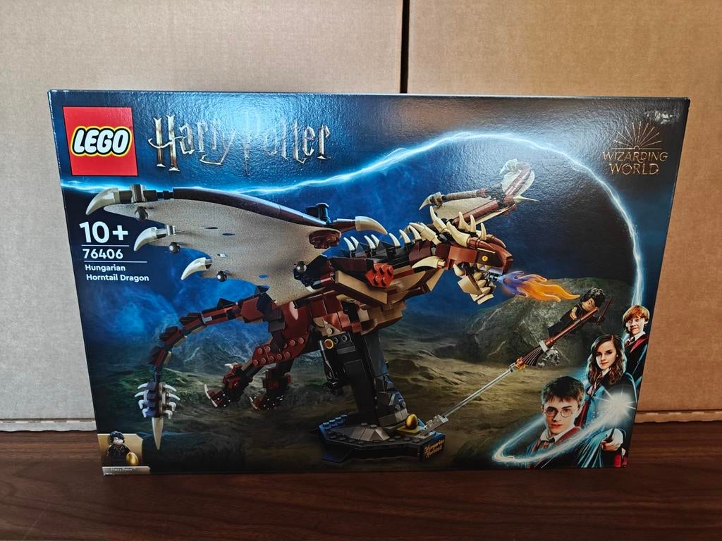 Lego Harry Potter 76406 Hungarian Horntail Dragon, Lego, Ophalen of Verzenden, Complete set, Compleet
