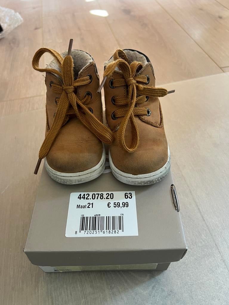 059 - Babyschoenen - Shoesme unisex - maat 21, Schoentjes, Jongetje of Meisje, Ophalen of Verzenden, Zo goed als nieuw