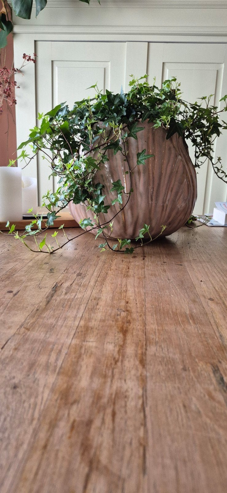 Grote roze bloempot, nieuw. 30 cm doorsnee, 25 cm hoog., 25 tot 40 cm, Nieuw, Ophalen of Verzenden, Minder dan 40 cm