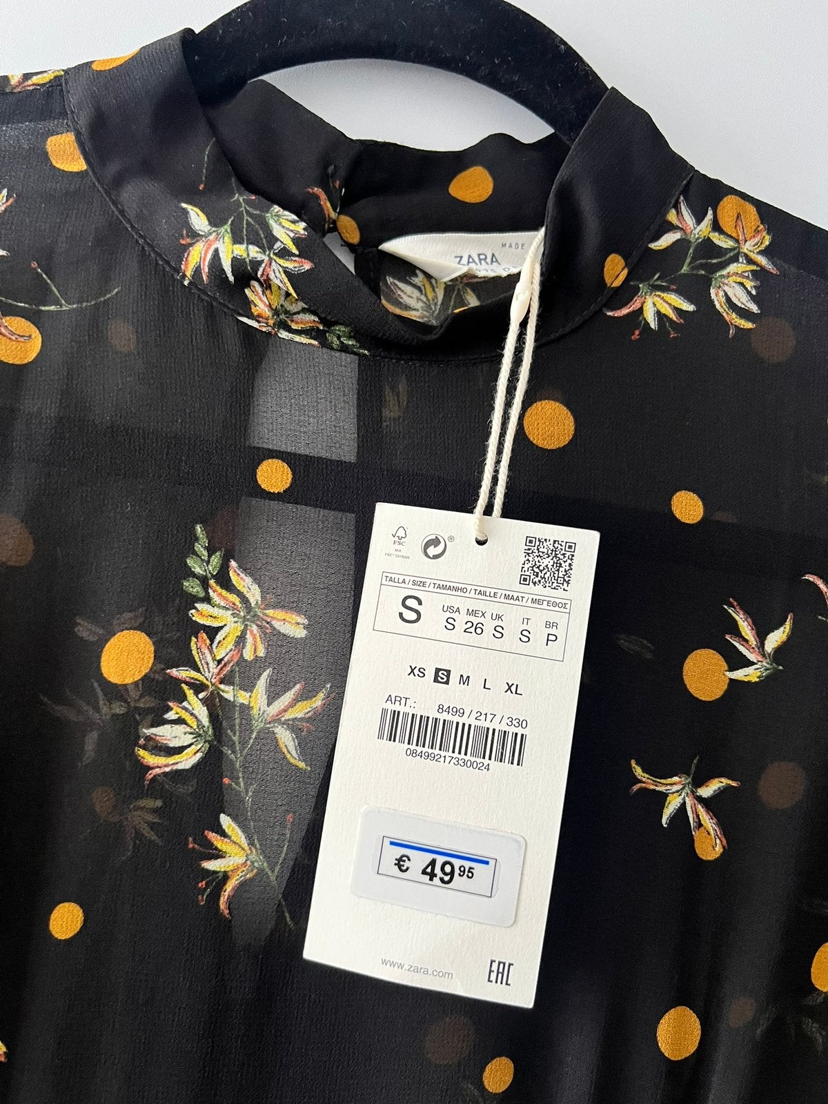Zara a-line jurk - nieuw maat S, Zwart, Nieuw, Ophalen of Verzenden, Maat 36 (S)