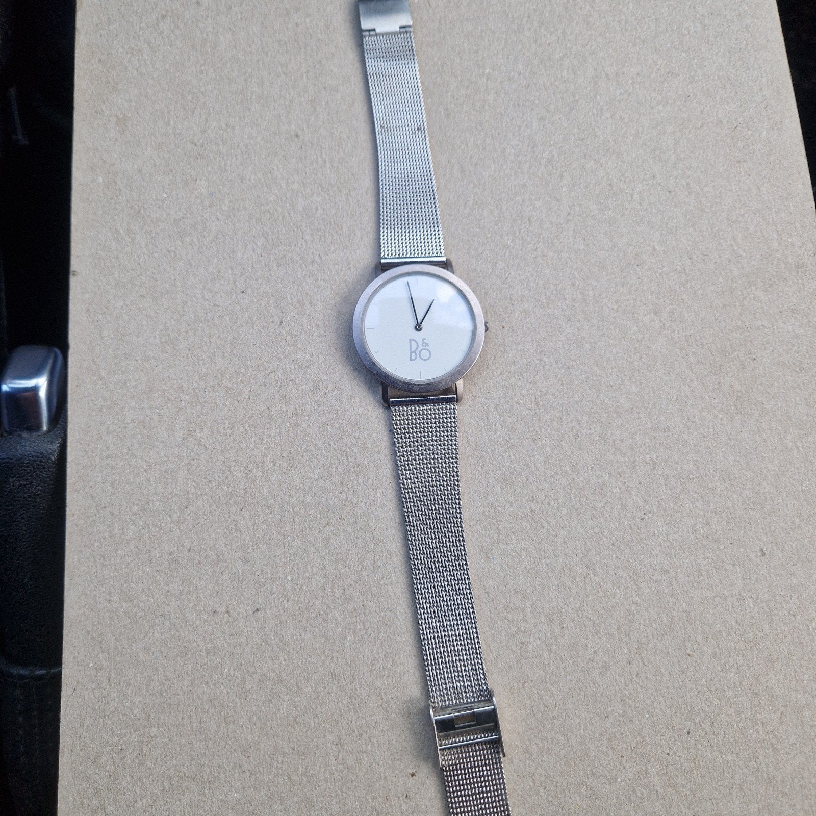 Vintage B&O Horloge - Stijlvol Roestvrij Staal, Overige merken, Staal, Gebruikt, Staal