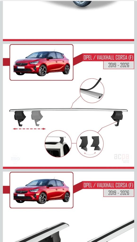 Dakdragers Opel Corsa Nieuw, Ophalen, Nieuw, Opel