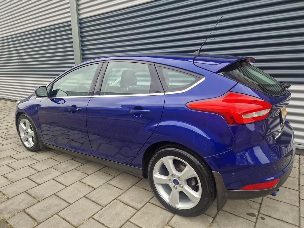 Ford Focus 1.0 First Edition , PDC, Climatronic, Navigatie,, Stof, Gebruikt, Euro 6, Blauw