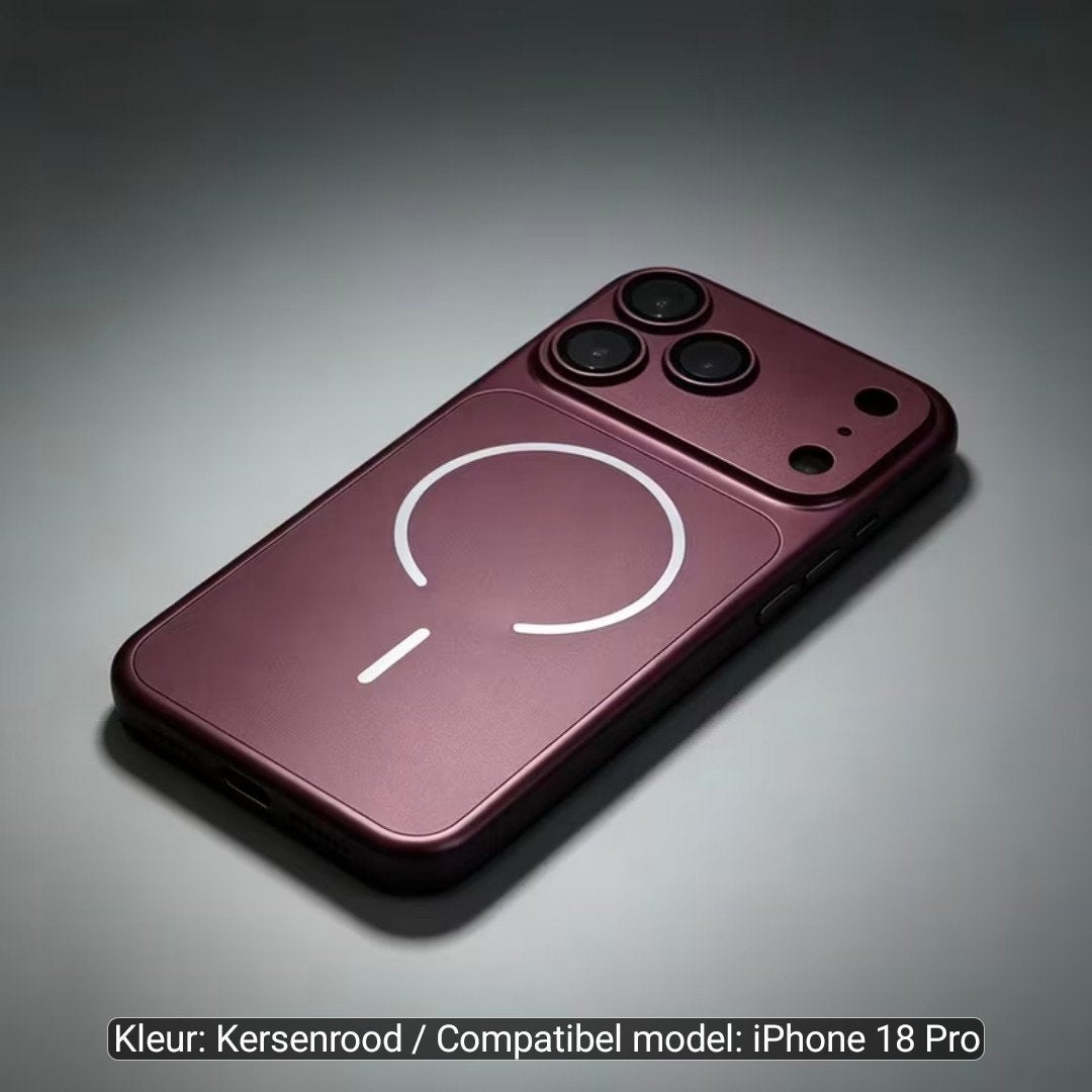 Kersenrood hoesje met MagSafe voor iPhone 18 Pro, Kunststof, IPhone 16 Pro, Overige merken, Nieuw