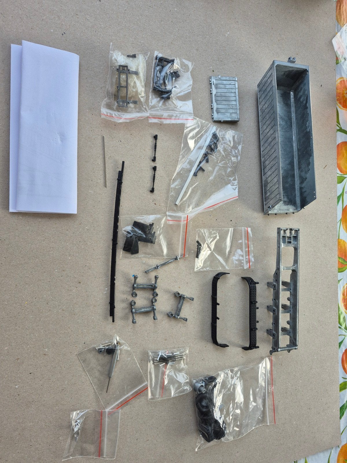 Bouwkit Tekno onderdelen Meiler kieper, Ophalen of Verzenden, Nieuw, Bus of Vrachtwagen, Tekno