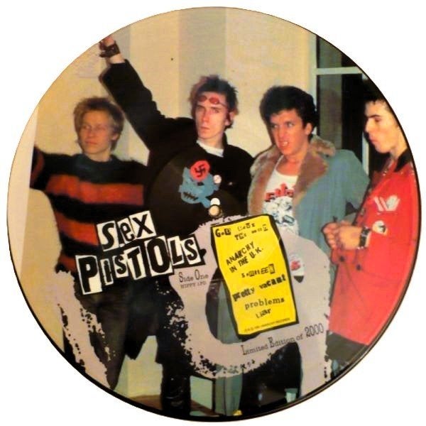 sex pistols/never trust a hippy-punk-picture disc-ZELDZAAM, LP, Picture disc, Verzenden, Zo goed als nieuw