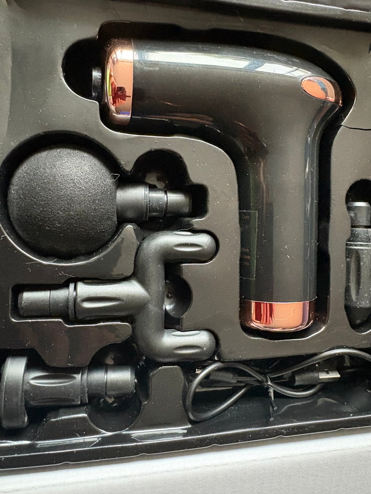 Nieuwe Mini massage gun met hulpstukken, Ophalen of Verzenden, Nieuw, Apparaat