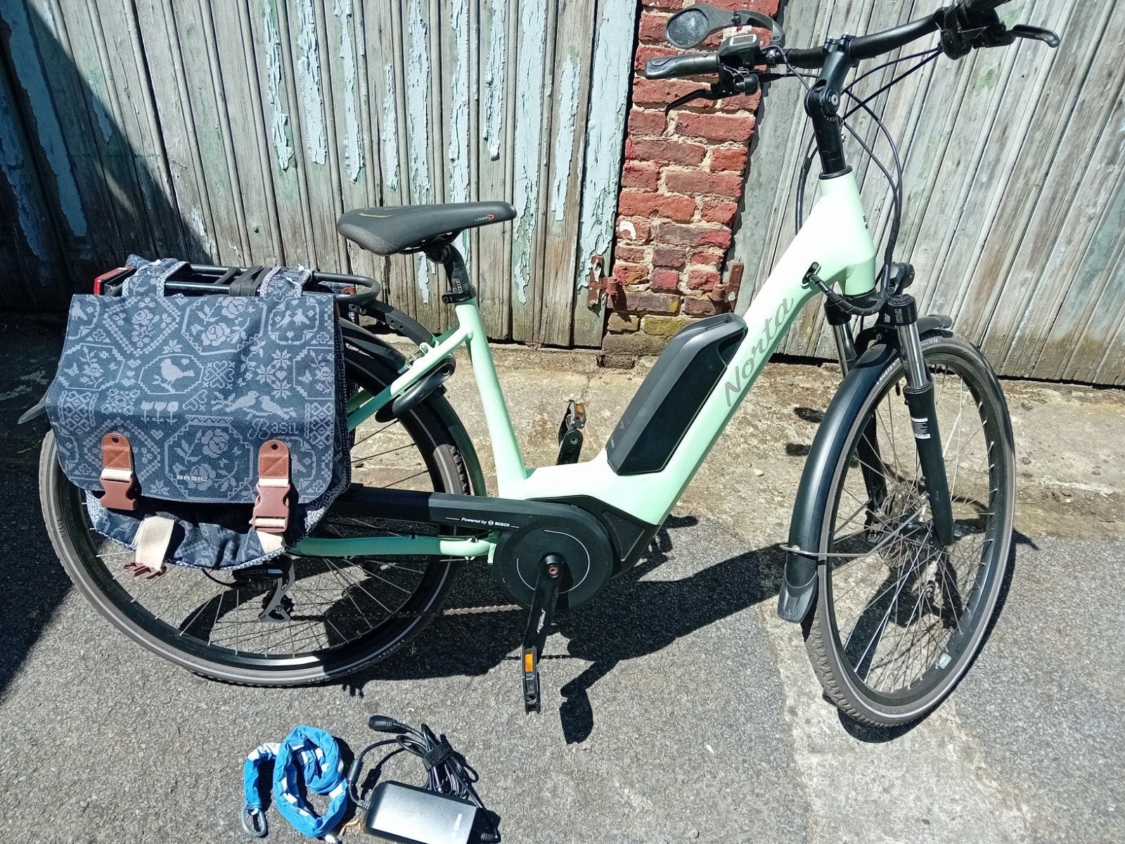 Elektrische dames fiets norta 2022, Fietsen en Brommers, Elektrische fietsen, Zo goed als nieuw, Overige merken, Ophalen