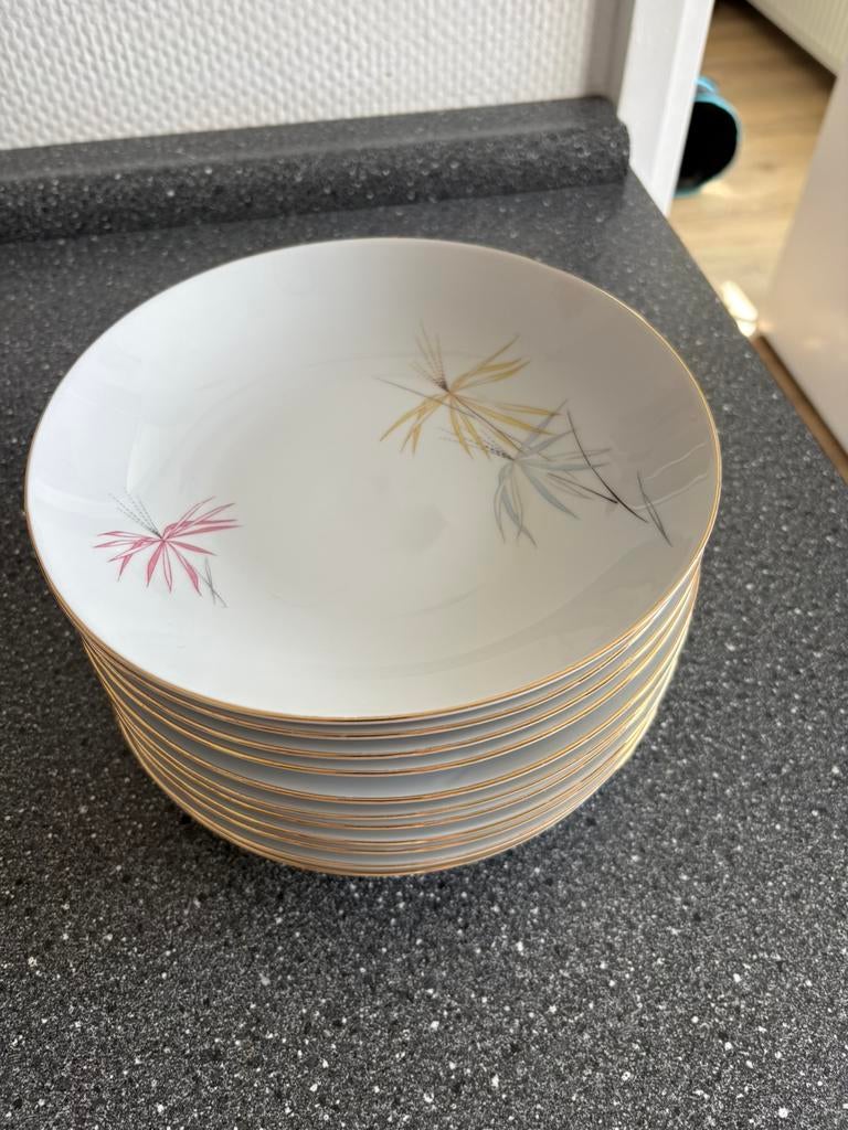 Vintage schoteltjes / gebaksbordjes, Antiek en Kunst, Ophalen