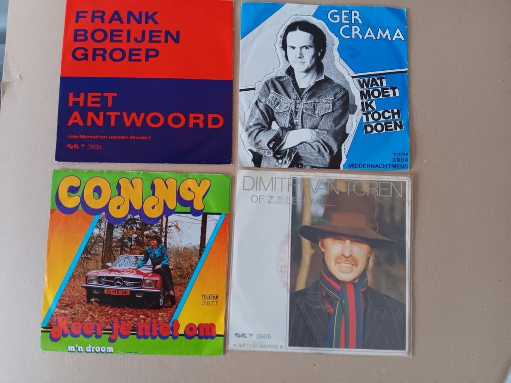 Telstar singles, Cd's en Dvd's, Vinyl | Nederlandstalig, Ophalen of Verzenden, Gebruikt, Overige formaten, Levenslied of Smartlap