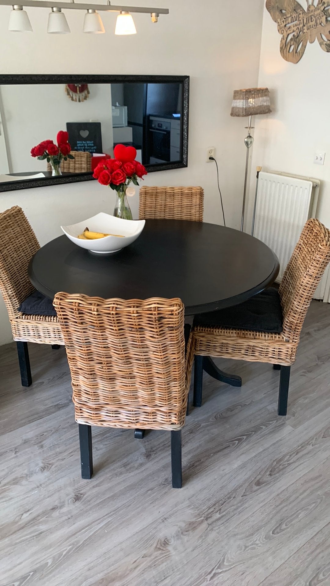 “RUILEN?” Vintage Eetkamertafel (120cm), Ophalen, Gebruikt, 100 tot 150 cm, Rond