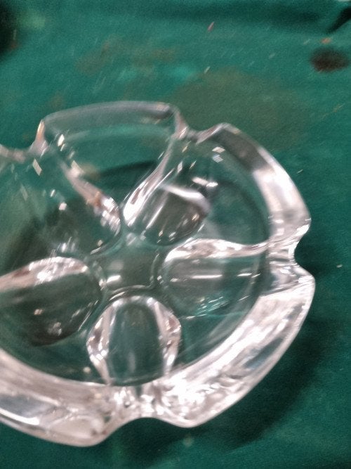 asbak sigarenasbak  kristal glas groot, Ophalen of Verzenden, 'T Olde Gre-j, Info@toldegrej.nl, Endepoelstraat 20f Didam