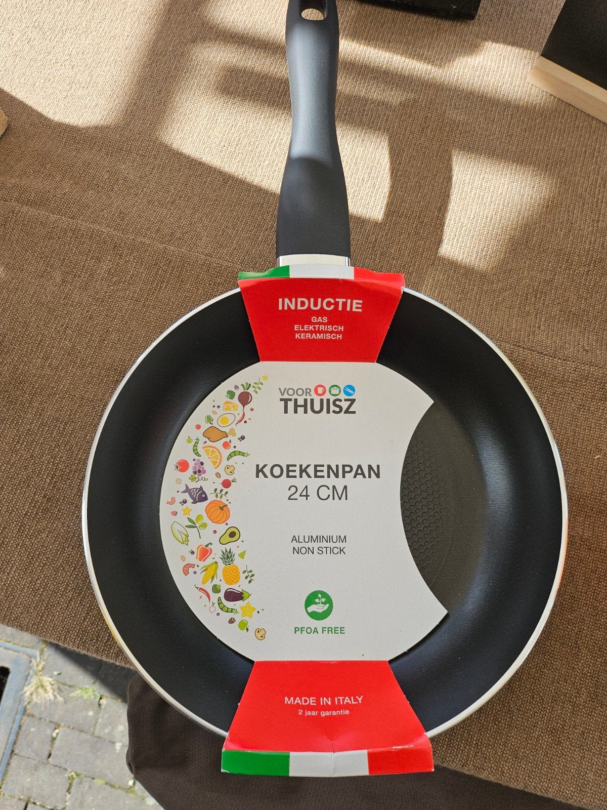 nieuwe pannenset Inductie, gas, keramisch, Koekenpan, Antiaanbaklaag, Ophalen of Verzenden, Overige merken