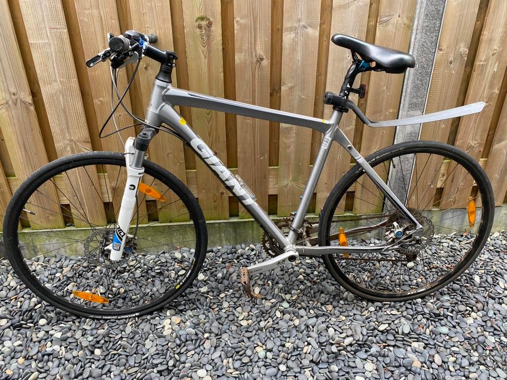 Giant Roam XR0 Aluminium fitness bike opknapper., Ophalen, 28 inch, Gebruikt, Vering