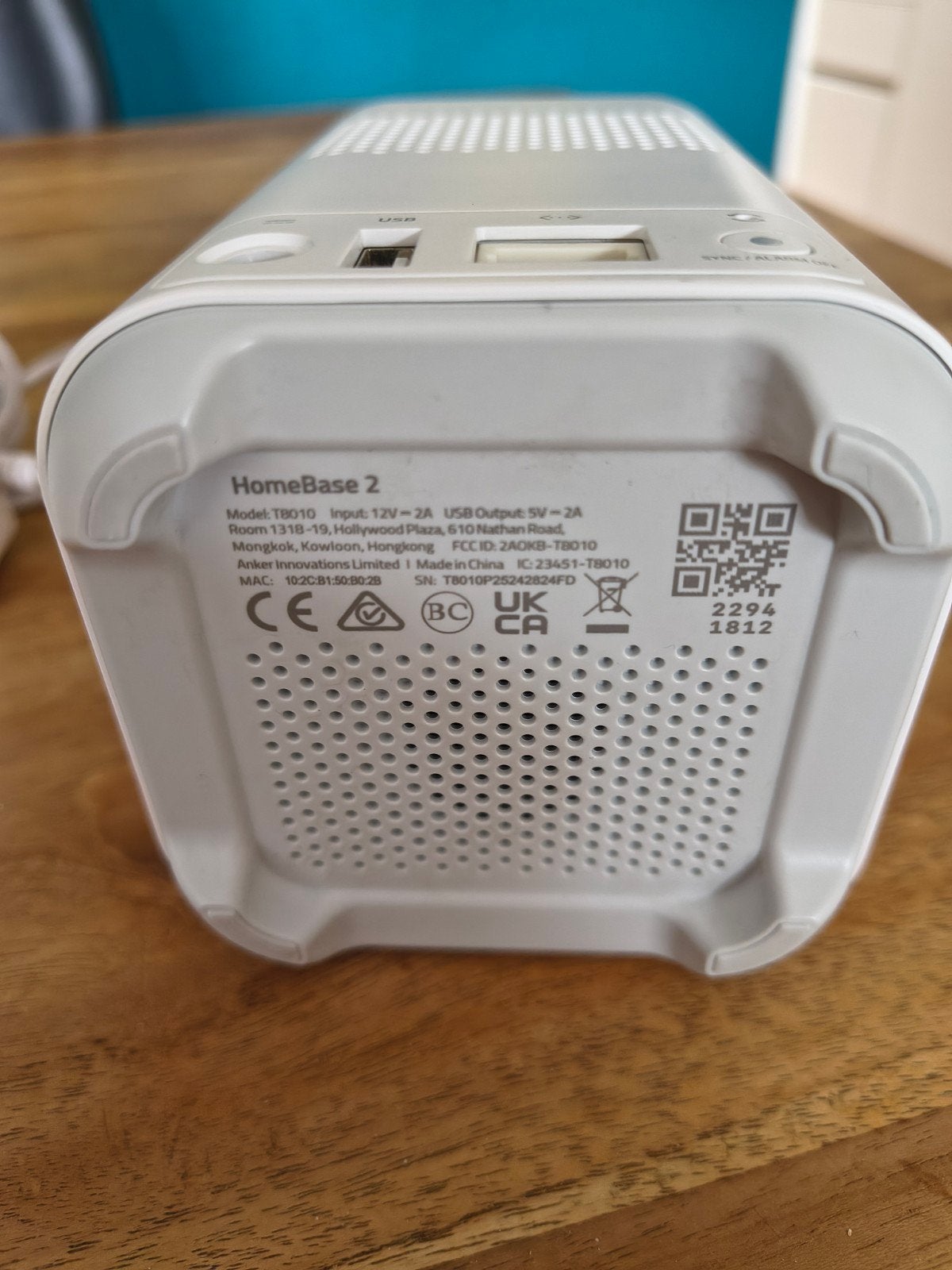 Eufy Security HomeBase 2 met adapter en ethernetkabel, Ophalen of Verzenden, Zo goed als nieuw