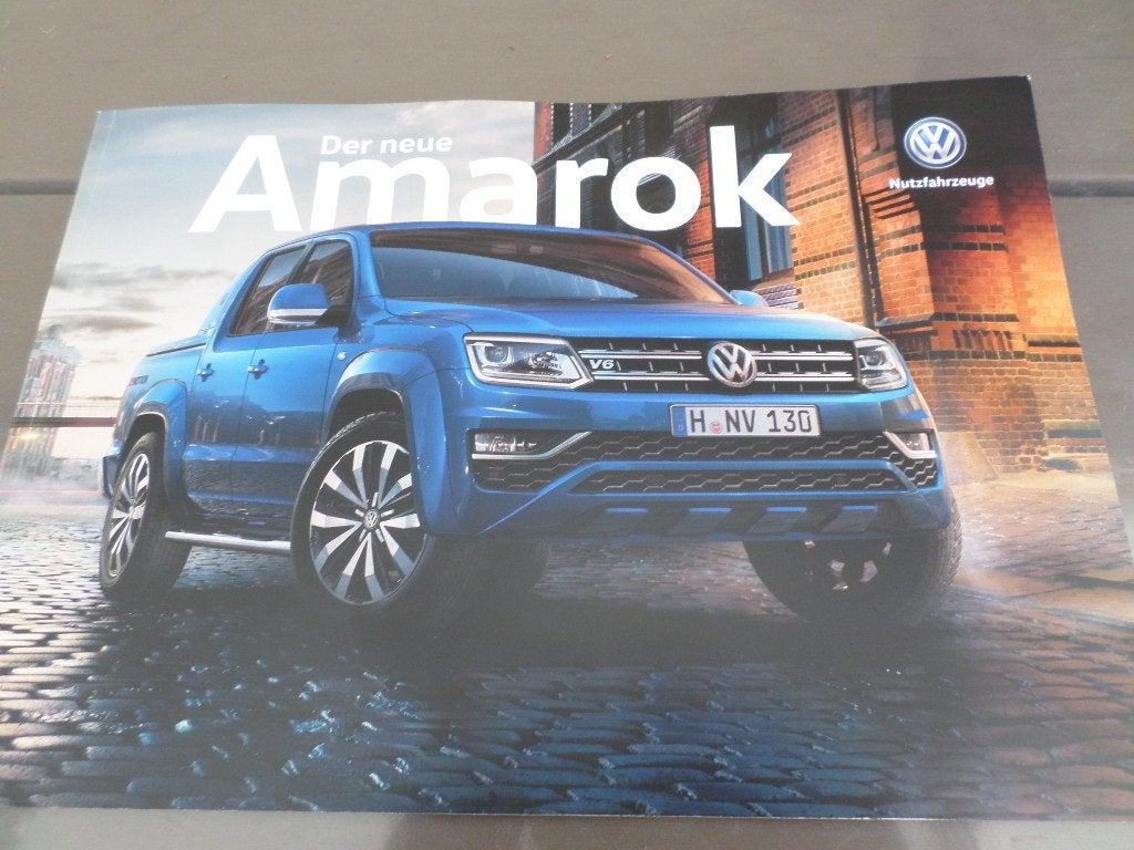 Volkswagen VW Amarok & Canyon 2017 Brochure, Ophalen of Verzenden, Zo goed als nieuw, Volkswagen