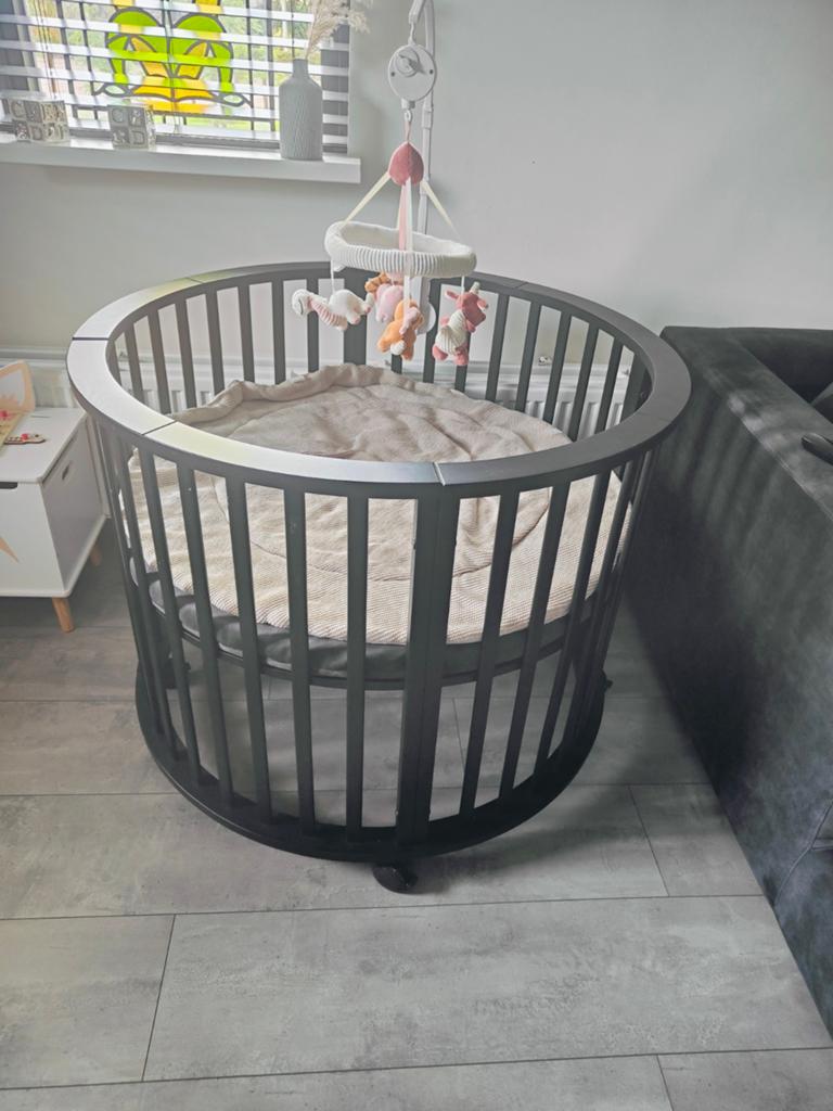 Ronde box, Kinderen en Baby's, Boxen, Ophalen, Zo goed als nieuw, Rond, Boxkleed