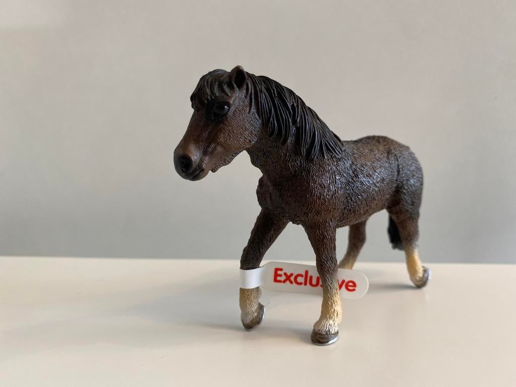 Schleich Exclusive ijslander merrie met Vaan ~ 41351, Ophalen of Verzenden, Zo goed als nieuw, Paard, Beeldje of Figuurtje