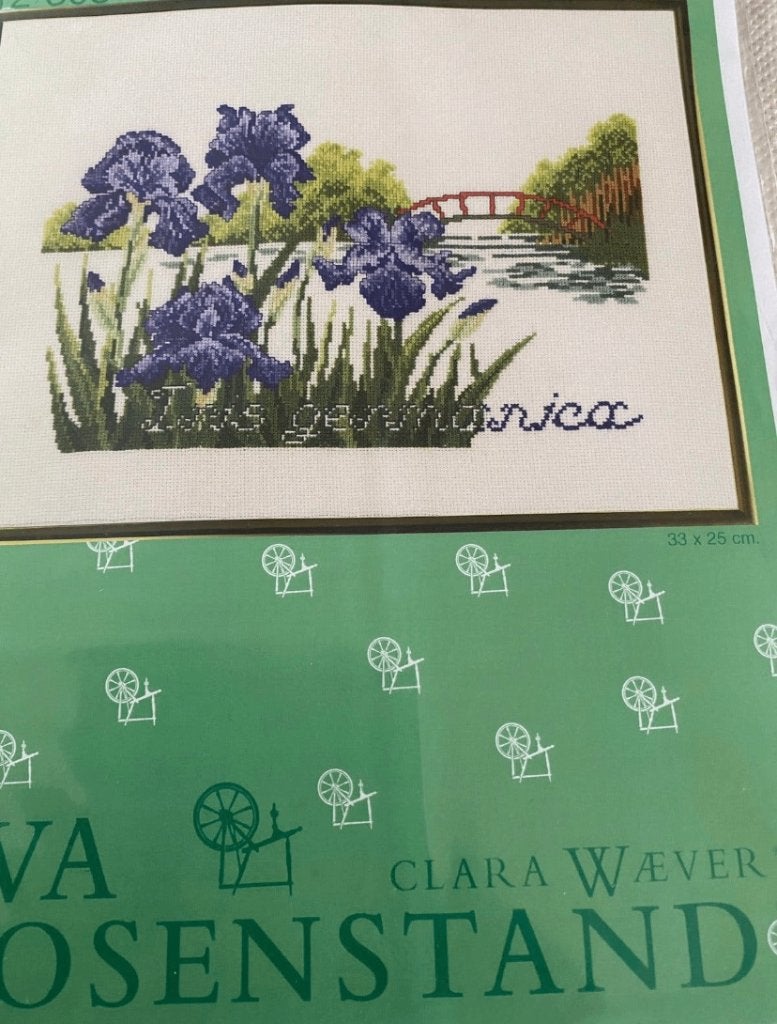 BORDUURPAKKET EVA ROSENSTAND IRIS GERMANICA, Verzenden, Nieuw, Handborduren, Borduurpakket