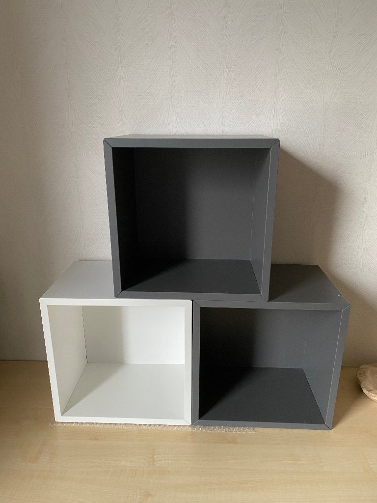 Eket IKEA kastjes 3 stuks, Ophalen of Verzenden, Zo goed als nieuw, Minder dan 150 cm, Minder dan 100 cm