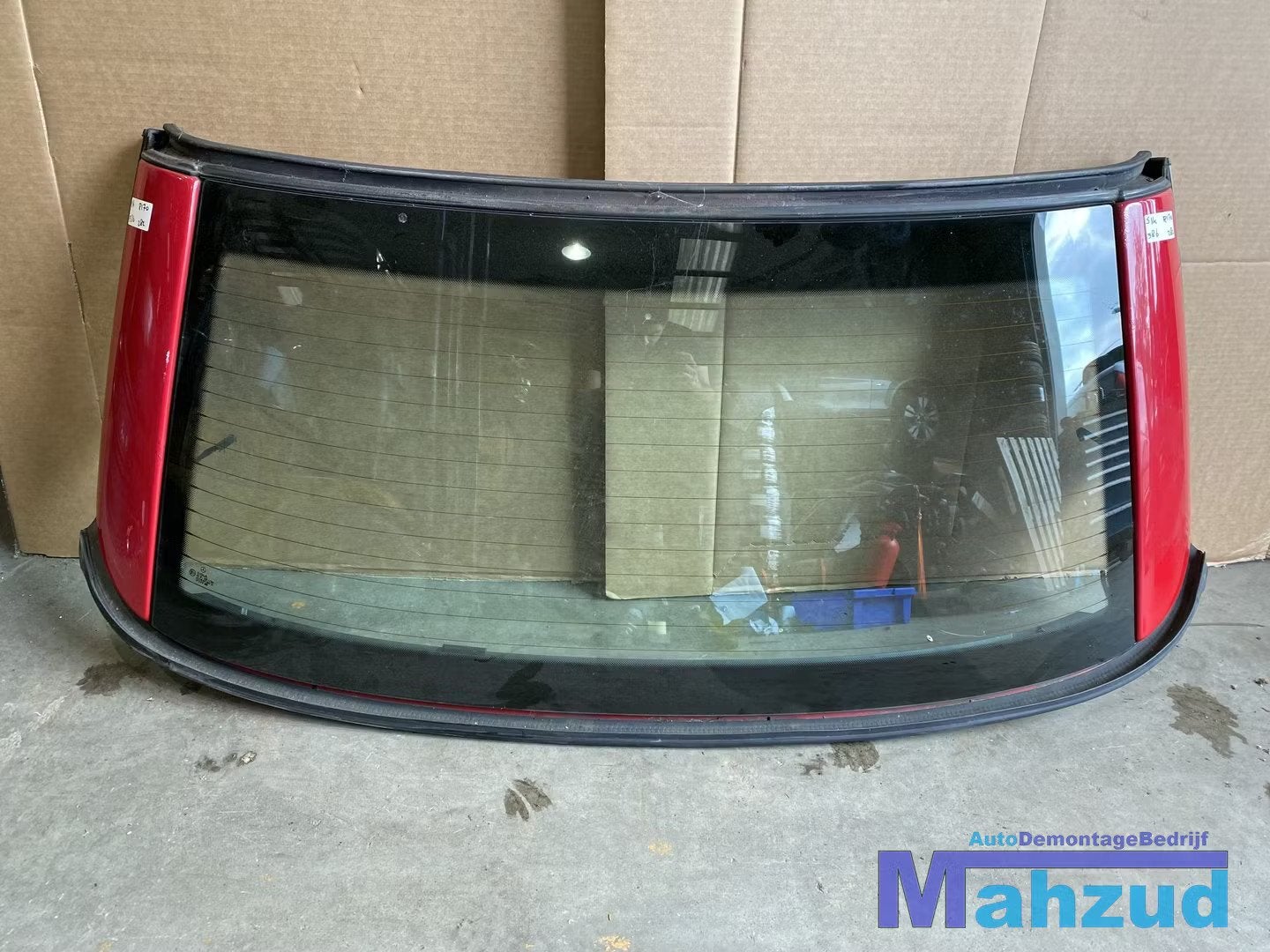 MERCEDES SLK R170 ROOD 586 Cabrio dak RAAM achter deel, Auto-onderdelen, Gebruikt, Mercedes-Benz AG, Mercedes-Benz, Ophalen of Verzenden