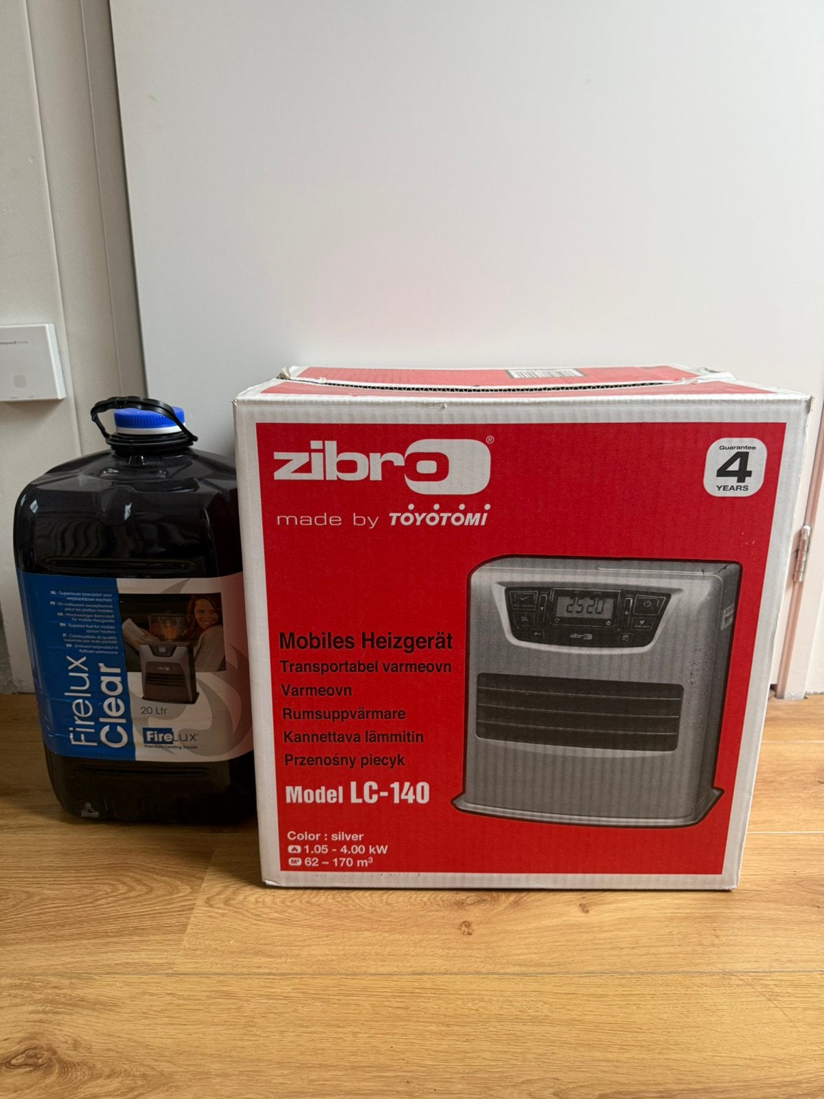 Zibro LC-140 Mobiele Petroleumkachel met Firelux Clear, Huis en Inrichting, Kachels, Overige brandstoffen, Petroleumkachel, Ophalen of Verzenden